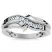 Men's Platinum Round Diamond Wedding Ring l 0.24ct l H-I 