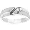 10K or 14k Gold Round Diamond Wedding Ring l 0.09ct l H-I for Men