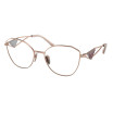 Prada Women's Designer Cat Eye Eyeglasses PR52ZVZVF1O1/53 Clear Demo Lenses