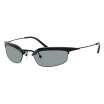 Prada Women's Designer Rectangle Sunglasses PRB50S1AB3C2/52 Dark Grey Lenses