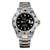 Rolex Submariner Two Tone Watch with Custom Diamond Bezel 16613