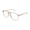 Saint Laurent Men's Designer Aviator Transparent Beige Eyeglasses SL667OPT003