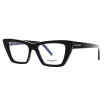 Saint Laurent Women's Designer Cat Eye Eyeglasses SL291001 Clear Demo Lenses