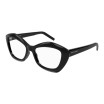 Saint Laurent Women's Designer Cat Eye Eyeglasses SL68OPT001 Clear Demo Lenses