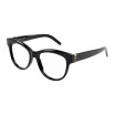 Saint Laurent Women's Designer Cat Eye Eyeglasses SLM108002 Clear Demo Lenses