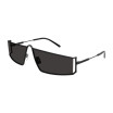 Saint Laurent Women's Designer Rectangle Sunglasses SL606001 Black Lenses