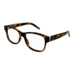 Saint Laurent Women's Designer Square Eyeglasses SLM132006 Clear Demo Lenses