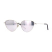Saint Laurent Women's Designer Square RX-Sunglasses SL310003 Silver Mirror Lenses