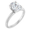 Skylar 2 Carat Oval Diamond Solitaire Engagement Ring