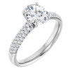 Sophia 1 Carat Oval Diamond Pave-Style Accented Engagement Ring