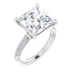 Sophia 1.5 Carat Square Diamond Pave-Style Accented Engagement Ring