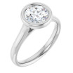 Sophie 1.25 Carat Round Diamond Bezel-Set Solitaire Engagement Ring