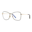 Tom Ford Women's Designer Butterfly Eyeglasses FT5906-B001/55 Metal Frame