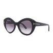 Tom Ford Women's Designer Cat Eye RX-Sunglasses FT108401B Gradient Smoke Lenses