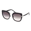 Tom Ford Women's Designer Cat Eye Sunglasses FT094505B Smoke Gradient Lenses