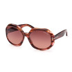 Tom Ford Women's Designer Geometric RX-Sunglasses FT101155F Gradient Brown Lenses