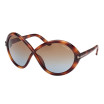 Tom Ford Women's Designer Geometric Sunglasses FT107053F Gradient Brown Lenses