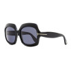 Tom Ford Women's Designer Square RX-Sunglasses FT115501A Smoke Lenses