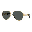 Versace Men's Designer Aviator RX-Sunglasses VE2289100287 Dark Grey Lenses