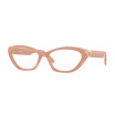 Versace Women's Designer Cat Eye Eyeglasses VE33565468/55 Clear Demo Lenses