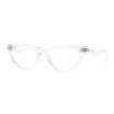 Versace Women's Designer Cat Eye Eyeglasses VE3364U148/52 Clear Demo Lenses