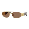 Versace Women's Designer Rectangle RX-Sunglasses VE2287100273 Metal Frame