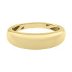 Yellow 14K Dome Ring for Men and Women