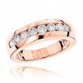 14k Gold Men's Diamond Wedding Ring 0.56ctw