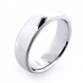 14K Solid Gold Men's Wedding Band 6mm