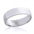 Classic Thin Men's Wedding Band 14K Solid Gold 6mm