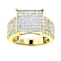 14K Gold Women's Diamond Engagement Ring 2.95ct
