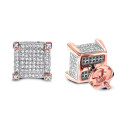 Real Diamond Earrings 14K Diamond Stud Earrings 0.7ct