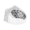 Real Hip Hop Diamond Ring for Men 4.35ct