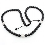 14K Gold Diamond Bead Necklace 2.25ct Shangri-La