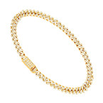 Men's 10K or 14K Gold Diamond Cuban Link Bracelet | Box Clasp | 4.5ct