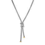 Women's 18K Gold & Sterling Silver Popcorn Tally Diamond Necklace