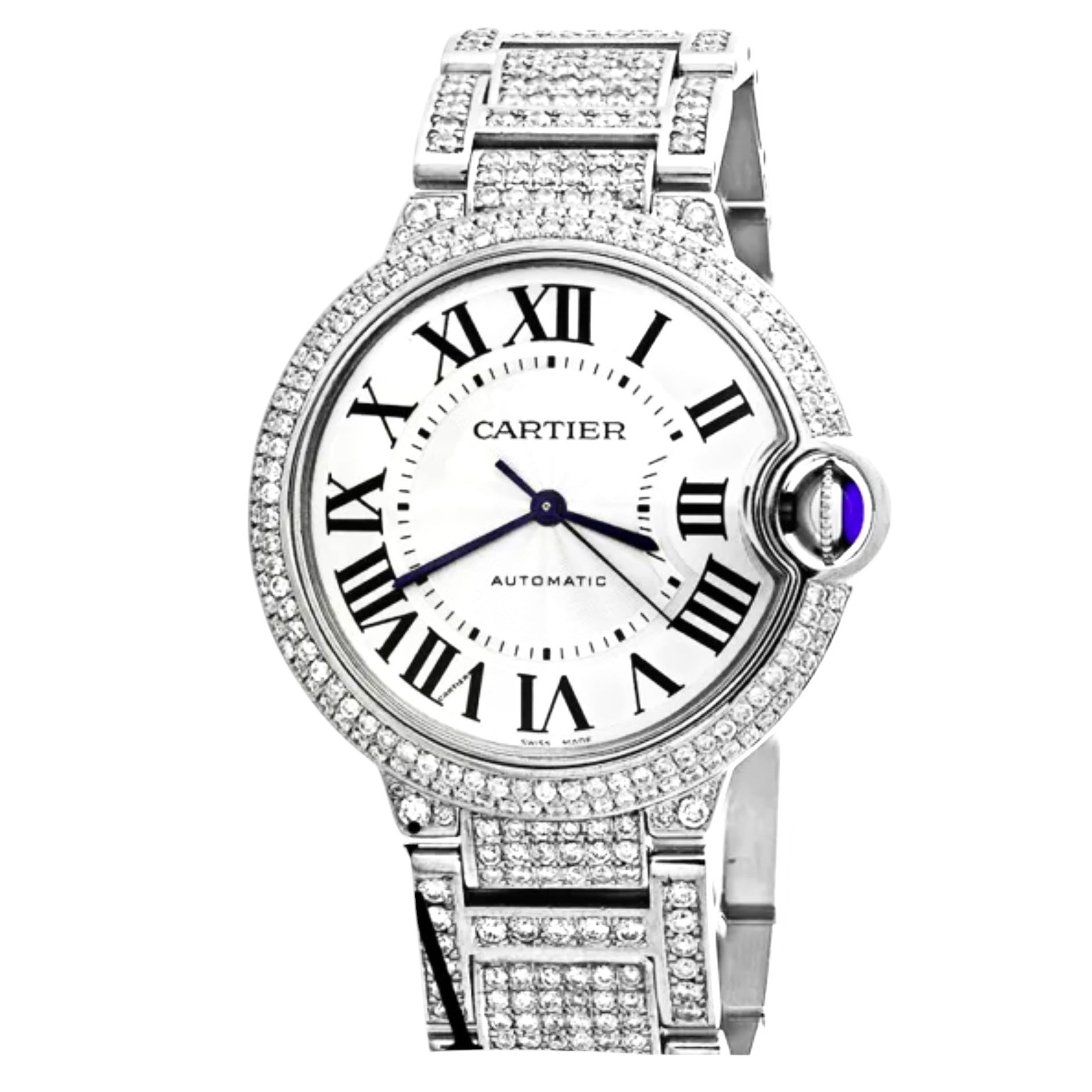 Model/Collection Name: Ballon Bleu, Movement: Quartz, Case Diameter/Width: 28 mm, Bezel Material: Stainless Steel, Dial: Silver, Crystal: Scratch Resistant Sapphire Crystal.