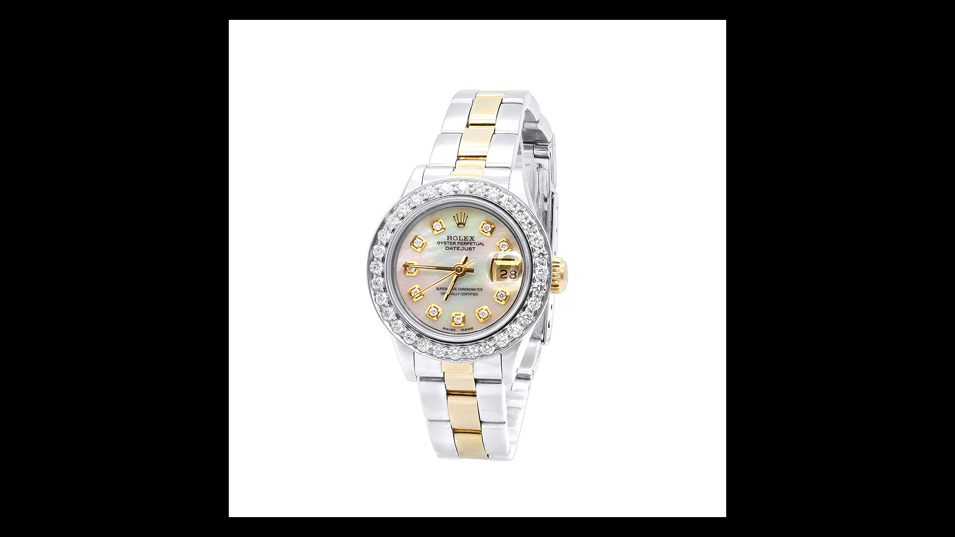Diamond Rolex Datejust 26 Ladies Watch 2.5ct 968315 display picture 3