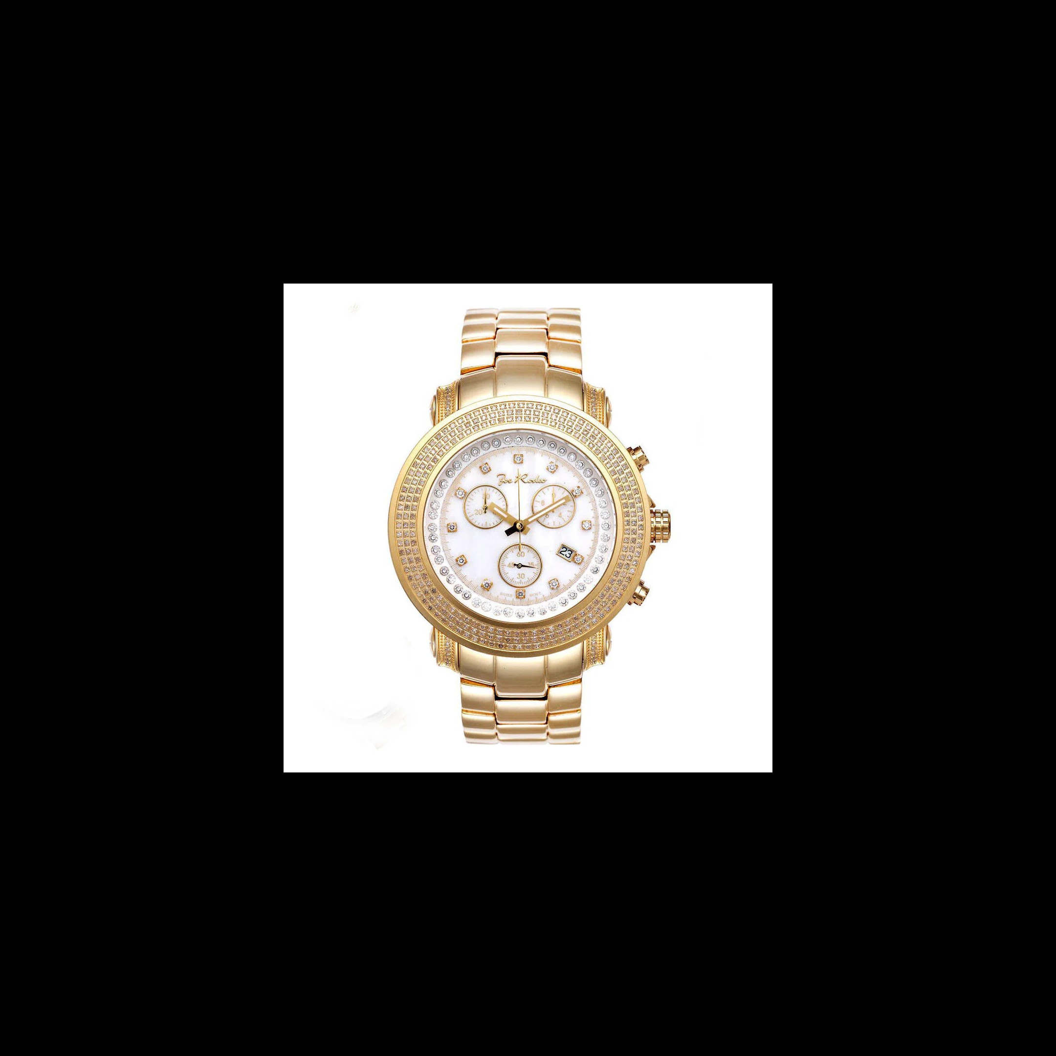 Joe Rodeo Junior Diamond Watch for Men 50mm Mother of Pearl Dial
