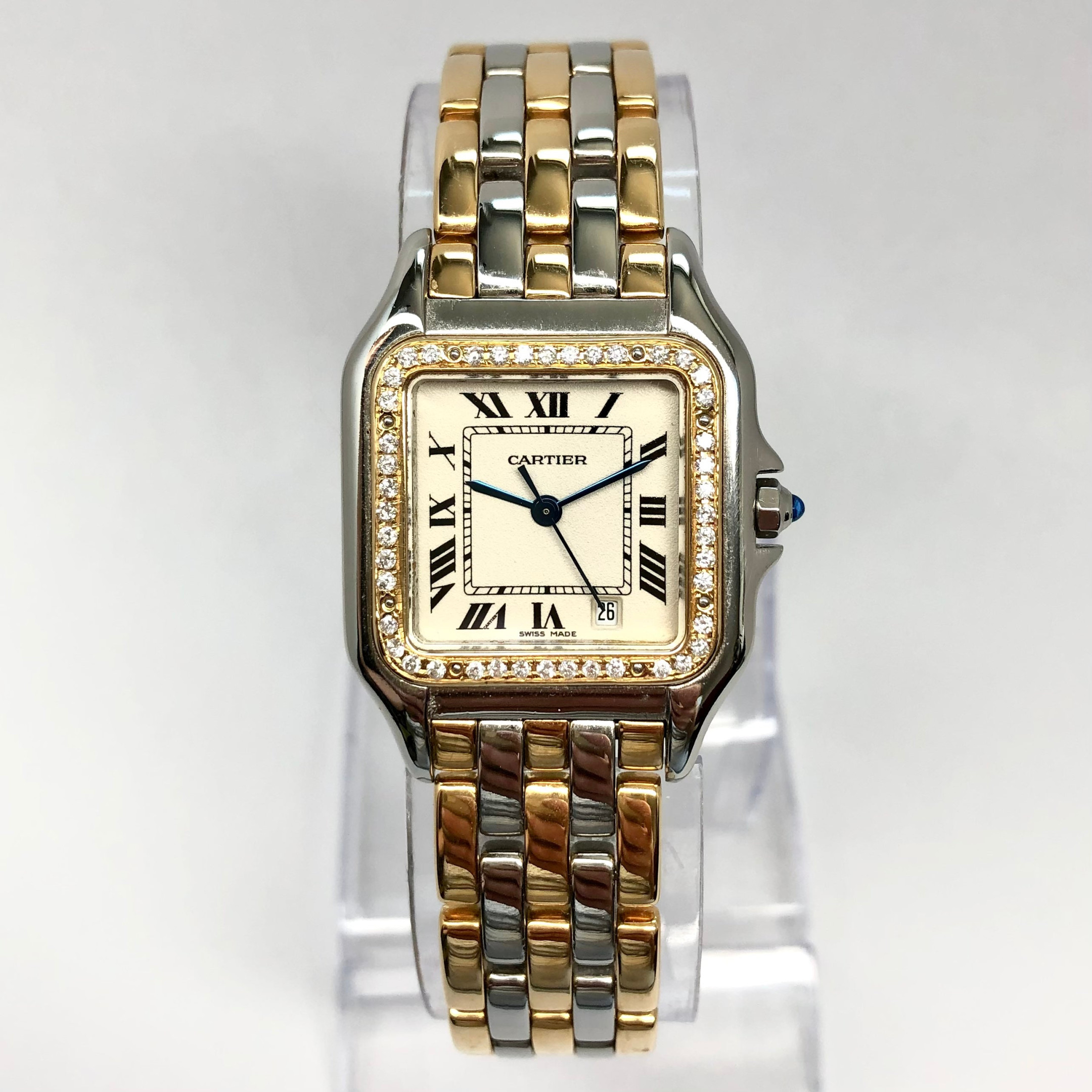 Cartier Panthere 18K Gold and Stainless Steel Women display picture 2