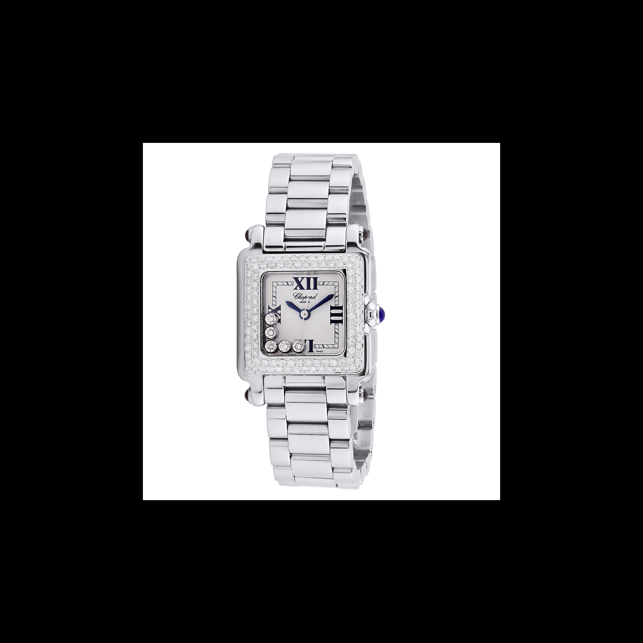 Chopard Happy Sport Women's Watch Diamond Bezel - Itshot S000694 Chopard Happy Sport Women's Watch Diamond Bezel - Itshot S000694