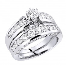 14K Gold Designer Diamond Engagement Ring Set 3.07ct 14K Gold Designer Diamond Engagement Ring Set 3.07ct