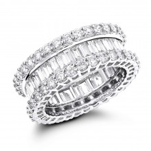 14K Gold Diamond Eternity Band 5.5ct 14K Gold Diamond Eternity Band 5.5ct