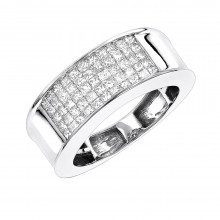 14K Gold Mens 1 carat Diamond Band Princess Cut Invisible Set Diamonds Ring 14K Gold Mens 1 carat Diamond Band Princess Cut Invisible Set Diamonds Ring