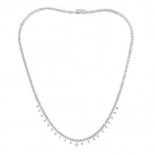 Designer Real Diamond Necklace for Women in 14K Gold 10 Carat Designer Real Diamond Necklace for Women in 14K Gold 10 Carat