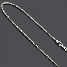 Ladies Sterling Silver Fancy Box Chain Necklace 16 Ladies Sterling Silver Fancy Box Chain Necklace 16