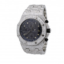 Iced-Out Audemars Piguet Royal Oak Offshore Chronograph Men's Diamond Watch 42mm Iced-Out Audemars Piguet Royal Oak Offshore Chronograph Men's Diamond Watch 42mm