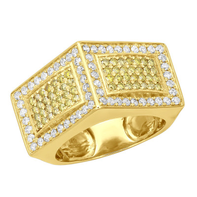 YA−MAN IS-101N GOLD 2ct-white-and-yellow-diamonds-