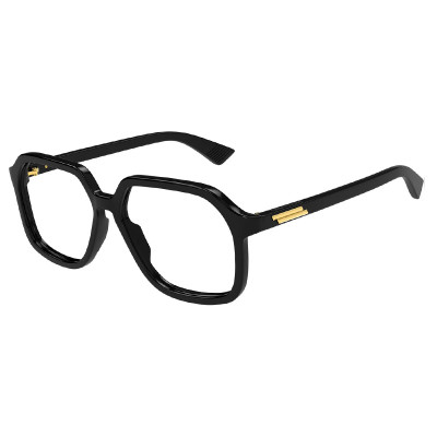 メガネ BOTTEGA VENETA   Acetate Eyeglasses Bottega Veneta BV1020O 001 Round Eyeglasses