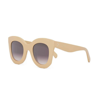 メガネ Celine Eyeglasses CL50112I 057 Beige Transparent Cateye Celine CL50112I 057 3 DOTS BRAND NEW Eyeglasses Transparent